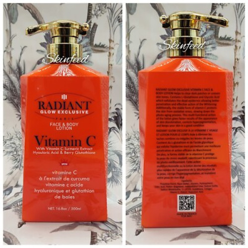 Radiant glow face & body lotion vitamine C